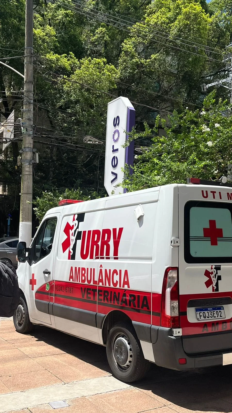 ambulância veterinária com oxigênio